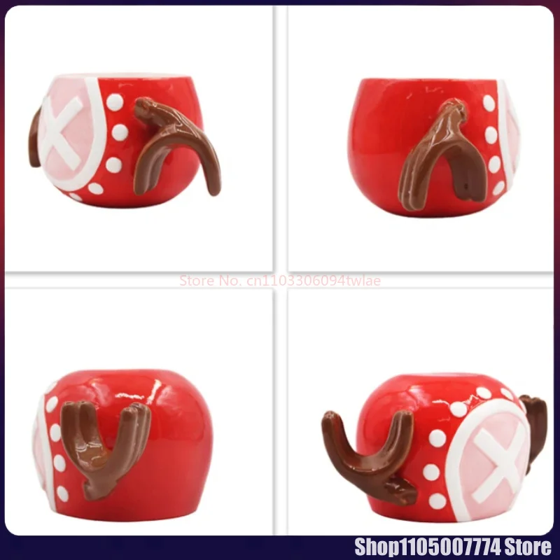 جديد قطعة واحدة القدح كوب ماء المروحية عيد الميلاد الإصدار. D.Law Three Brothers Hat على شكل فنجان القهوة أنيمي ايس سابو ألعاب سيراميك هدايا #6