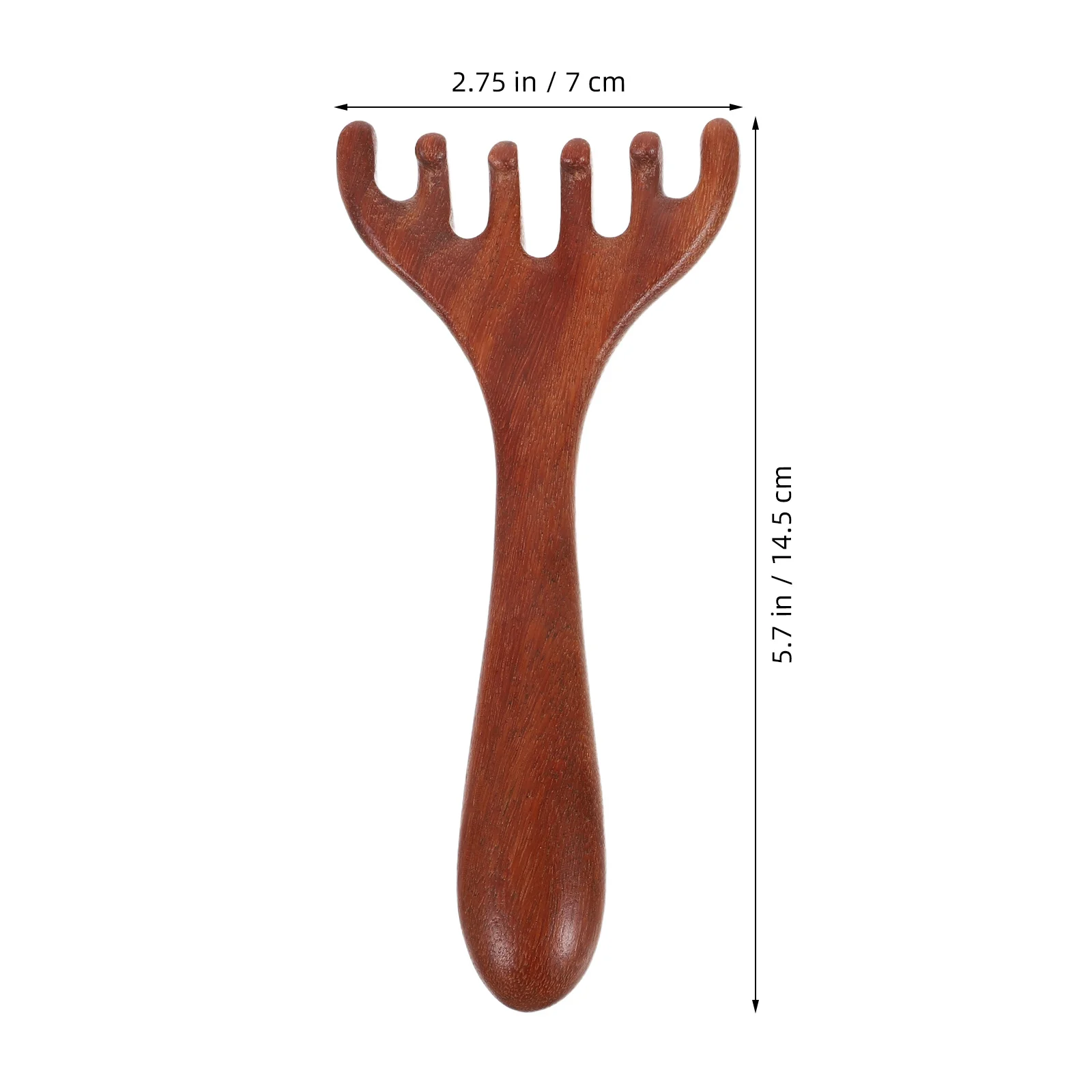 2 قطعة مشط خشبي المحمولة غوا شا أداة للشعر فروة الرأس الوجه فروة الرأس محفز الرقبة الوجه كشط مدلك الإغاثة #4