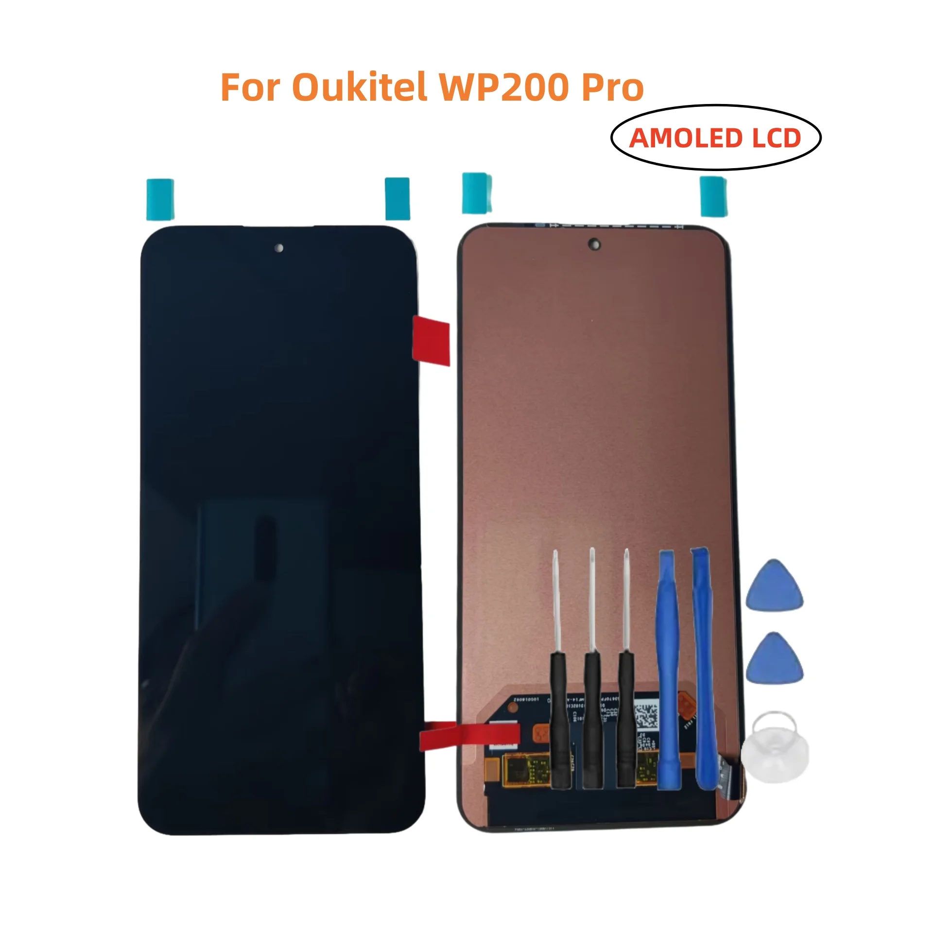 New For Oukitel WP200 PRO 6.7inch Cell Phone AMOLED LCD Display +Touch Screen Digitizer Assembly Repair Panel Glass