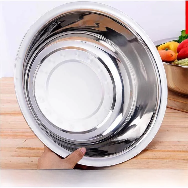 

Stainless Steel Old Fashioned Iron Basin Special Purpose Basin for Washing Feet Washing Face And Vegetables Large Capacity Basin