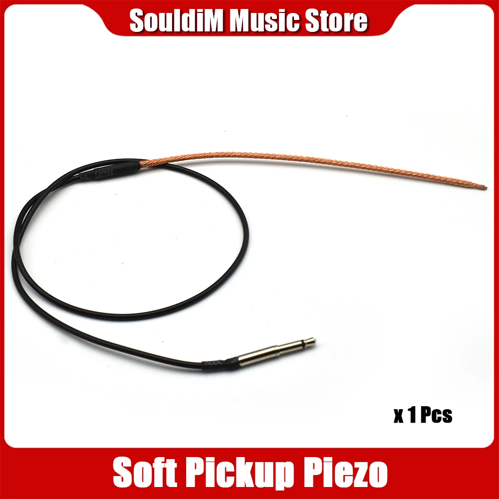 

1Pc Soft guitar Pickup Piezo Guitar Equalizer Bridge Saddle Under Piezo 11CM Guitar accessories