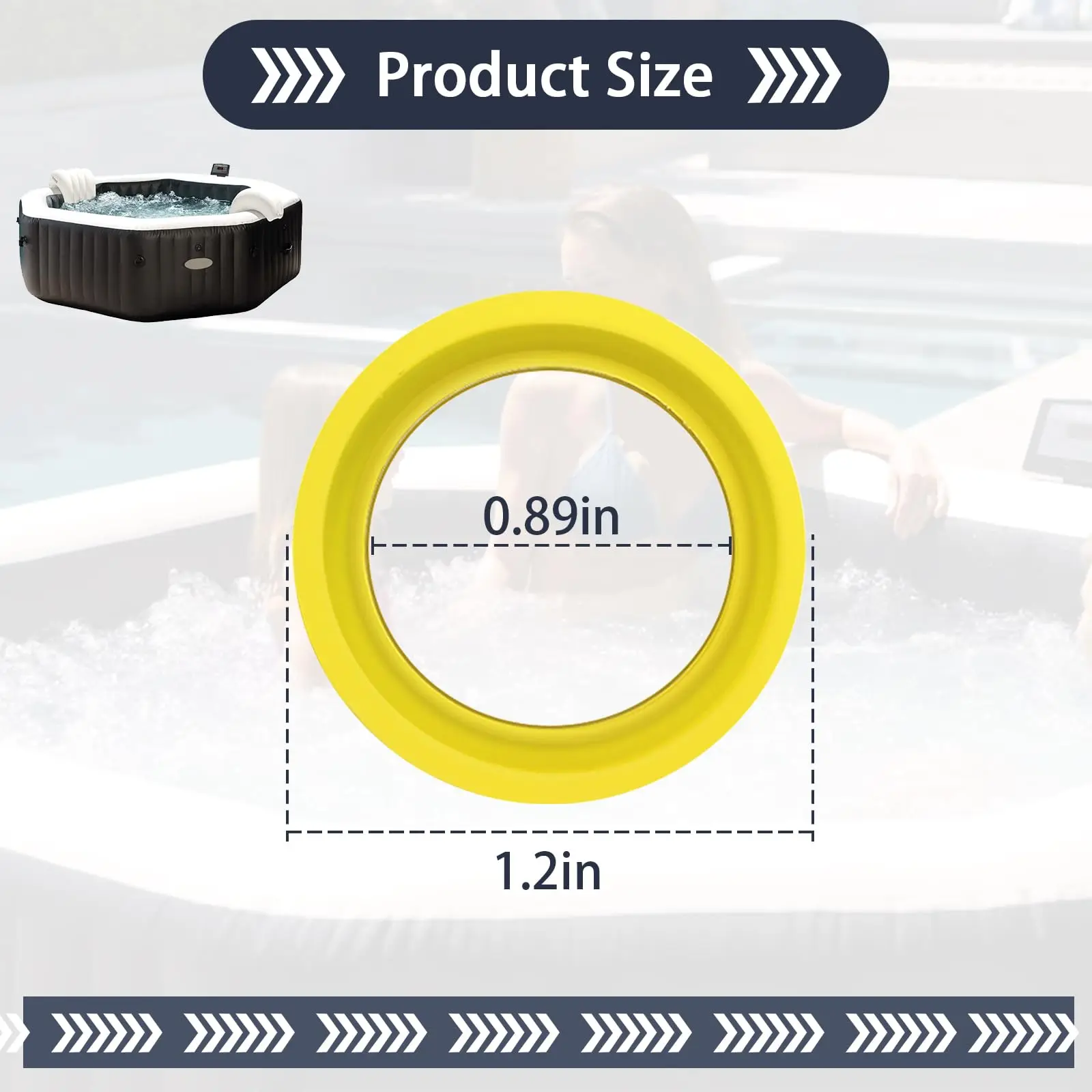 Dla Intex Pure Spa prosty 11699 jacuzzi basen Spa części silikonowe złącza uszczelki/uszczelki zamiennik 28403E, 28403VM, 28405E