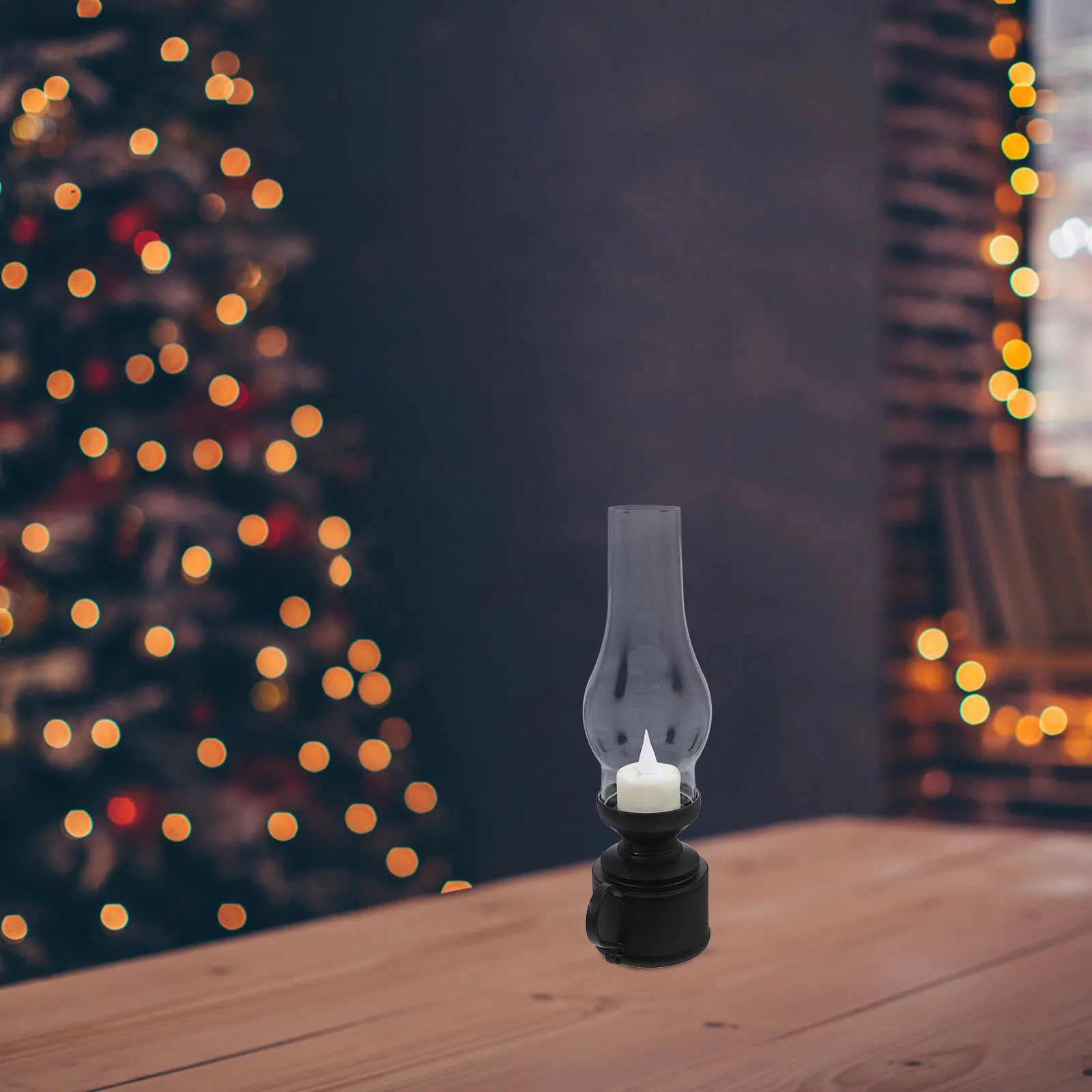 Lâmpada LED Sem Chama Design Retrô Lanterna Eletrônica Complementa Qualquer Estilo de Decoração para Uso Interno