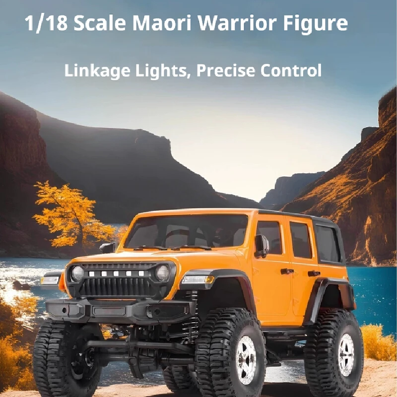 

1:18 4WD RC Crawler - 8560 Wrangler-Style, Oil-Filled Shock Absorber, Speed Adjustable