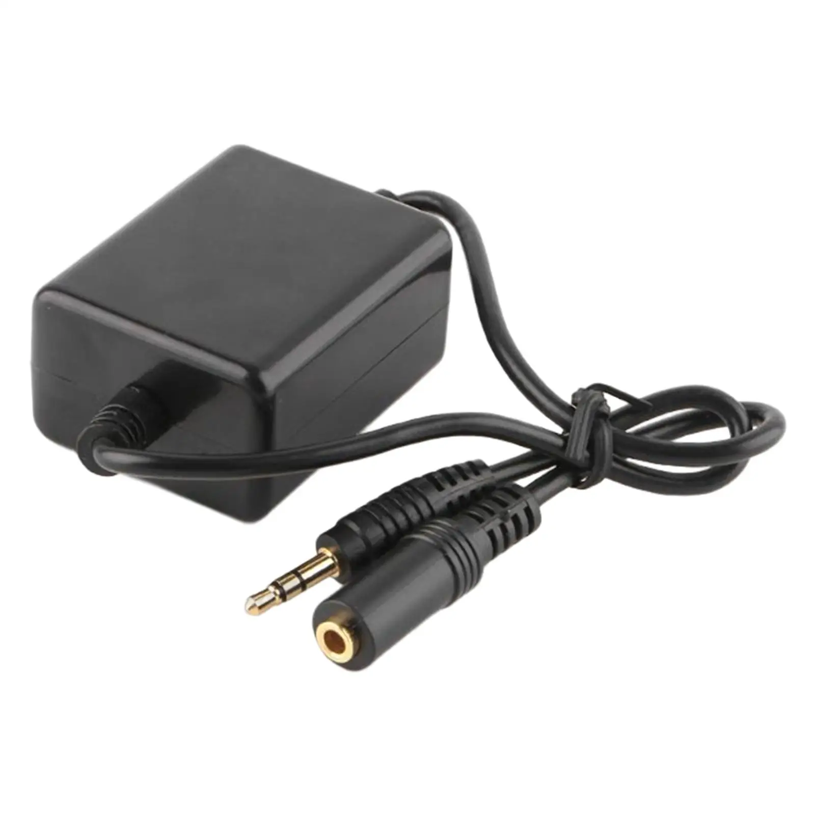 Automotive Ground Loop Noise Isolator, 3.5mm Replace Eliminate The Buzzing Noise Noise Filter Fit for Car AUX Audio