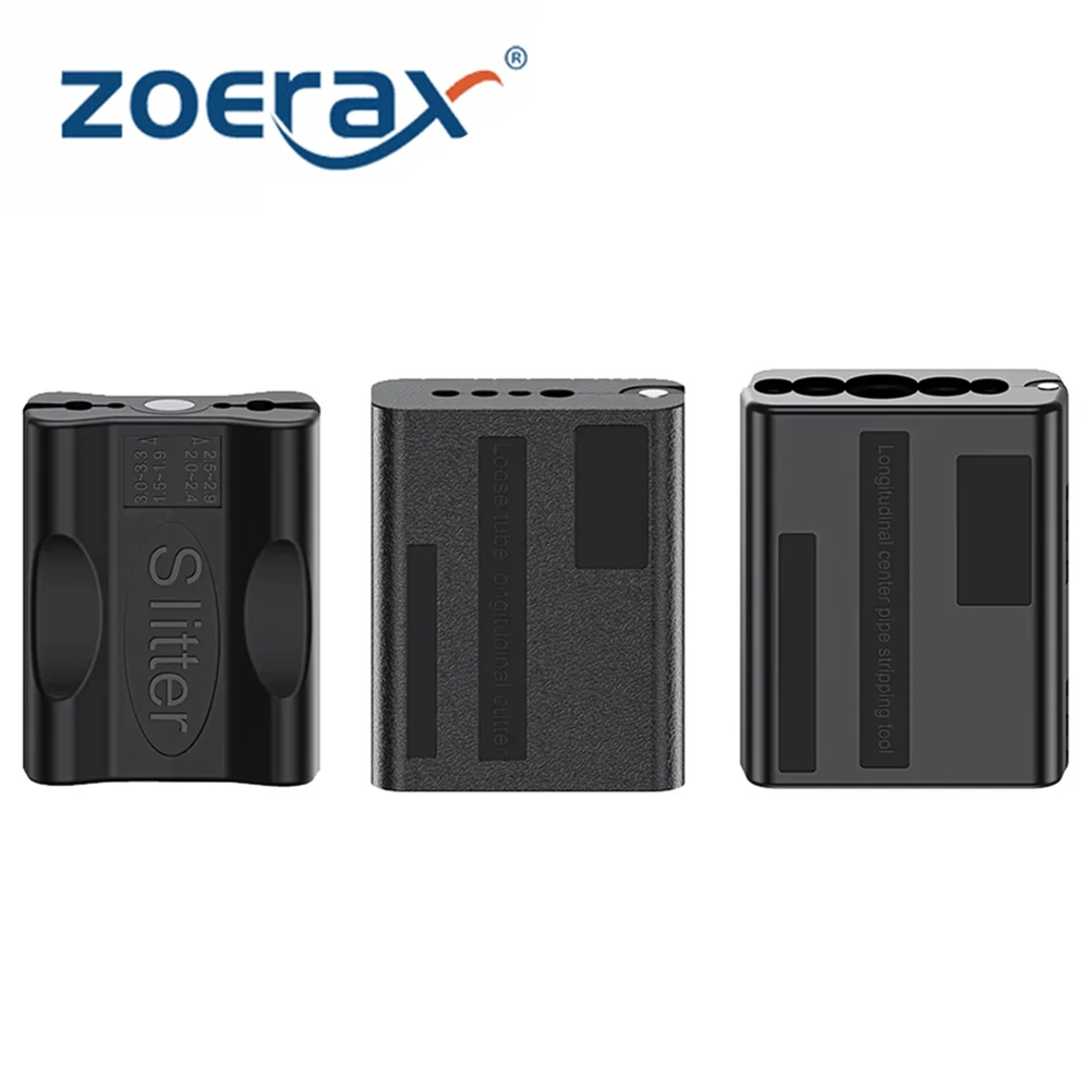 ZoeRax Loose Tube Cable Jacket Slitter, Longitudinal Beam Tube Stripper, FTTH Fiber Optic Fiber Cluster Stripping Tool