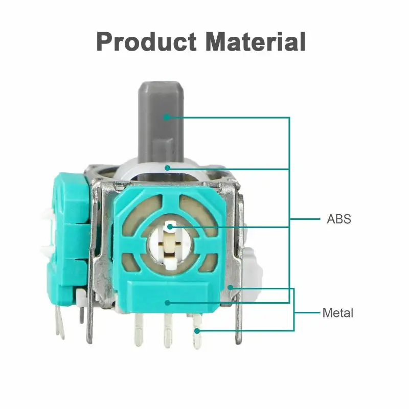 Módulo de Sensor Analógico 3D para PS5 Game Controller, Thumb Sticks, Joystick, Rocker Parts, Analog Caps, Repair Tool, 1 Set, 2Set