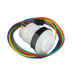 5pcs Arcade Game GoldLeaf RGB Illuminated 3.3v Push button 2.8mm for MAME or Virtual Pinball machine PacLED64 or I-PAC IO