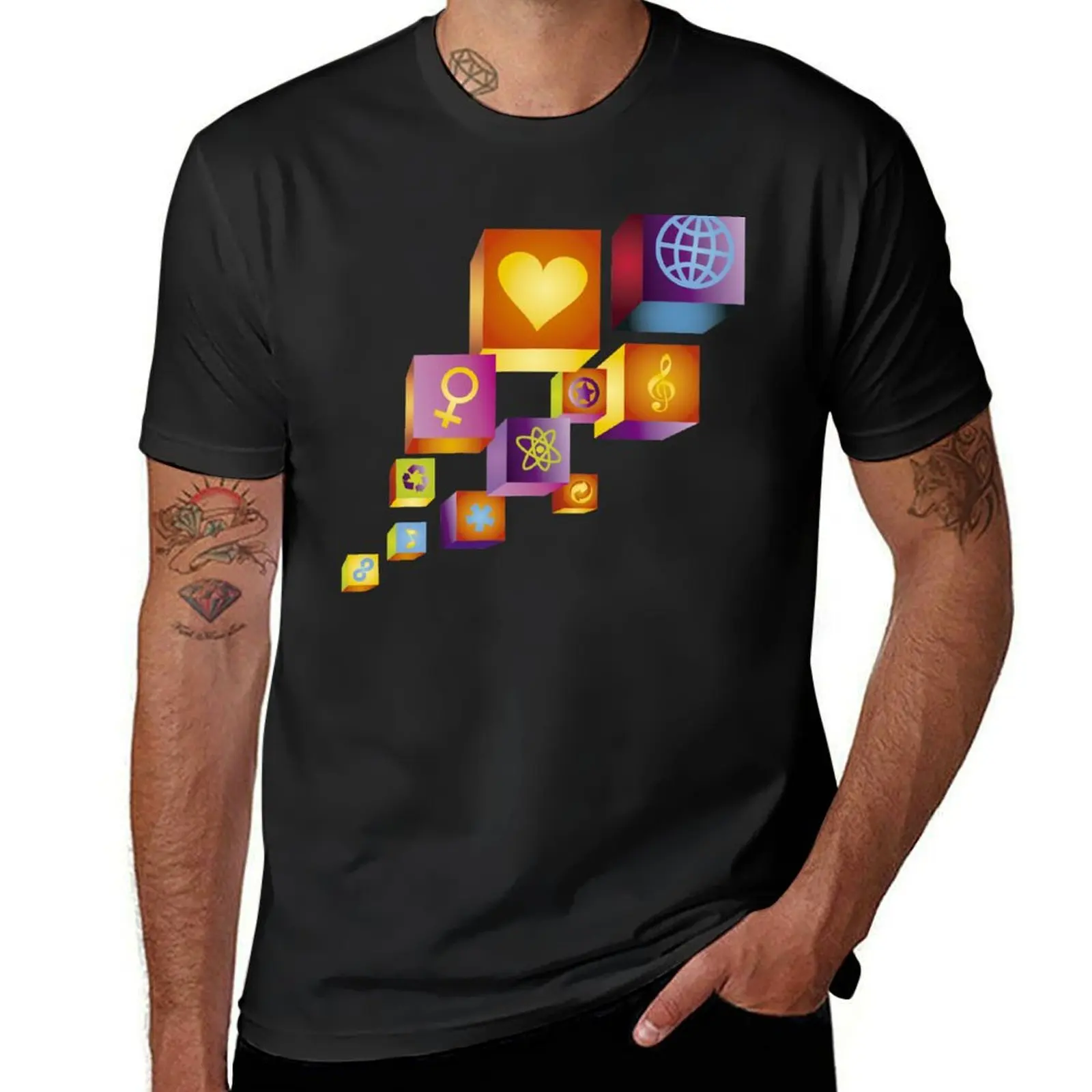 

Diversity T-Shirt quick-drying shirts graphic tee street wear mens t shirts pack