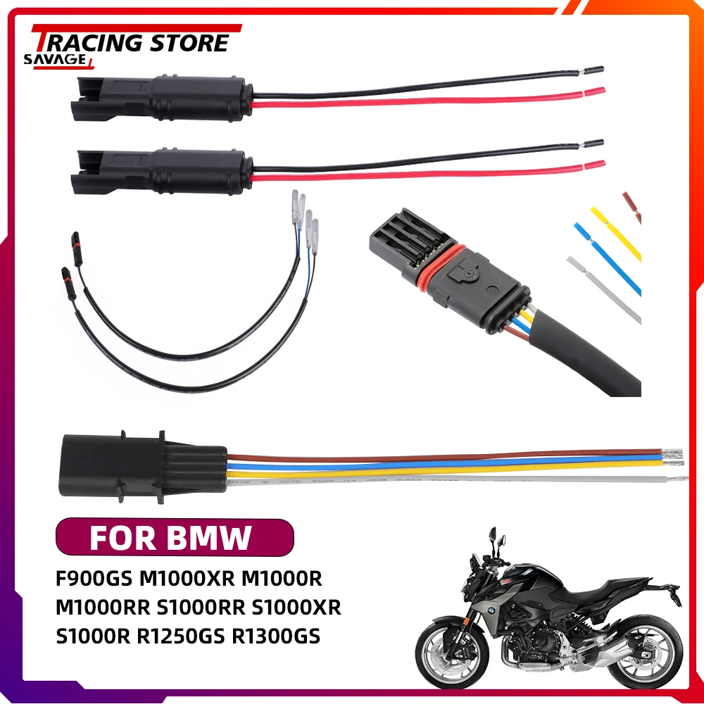 

Turn Signal Light AdaptersFor BMW F900GS M1000XR M1000R M1000RR S1000RR S1000XR S1000R R1250GS R1300GS ADV Plug&Play Connector