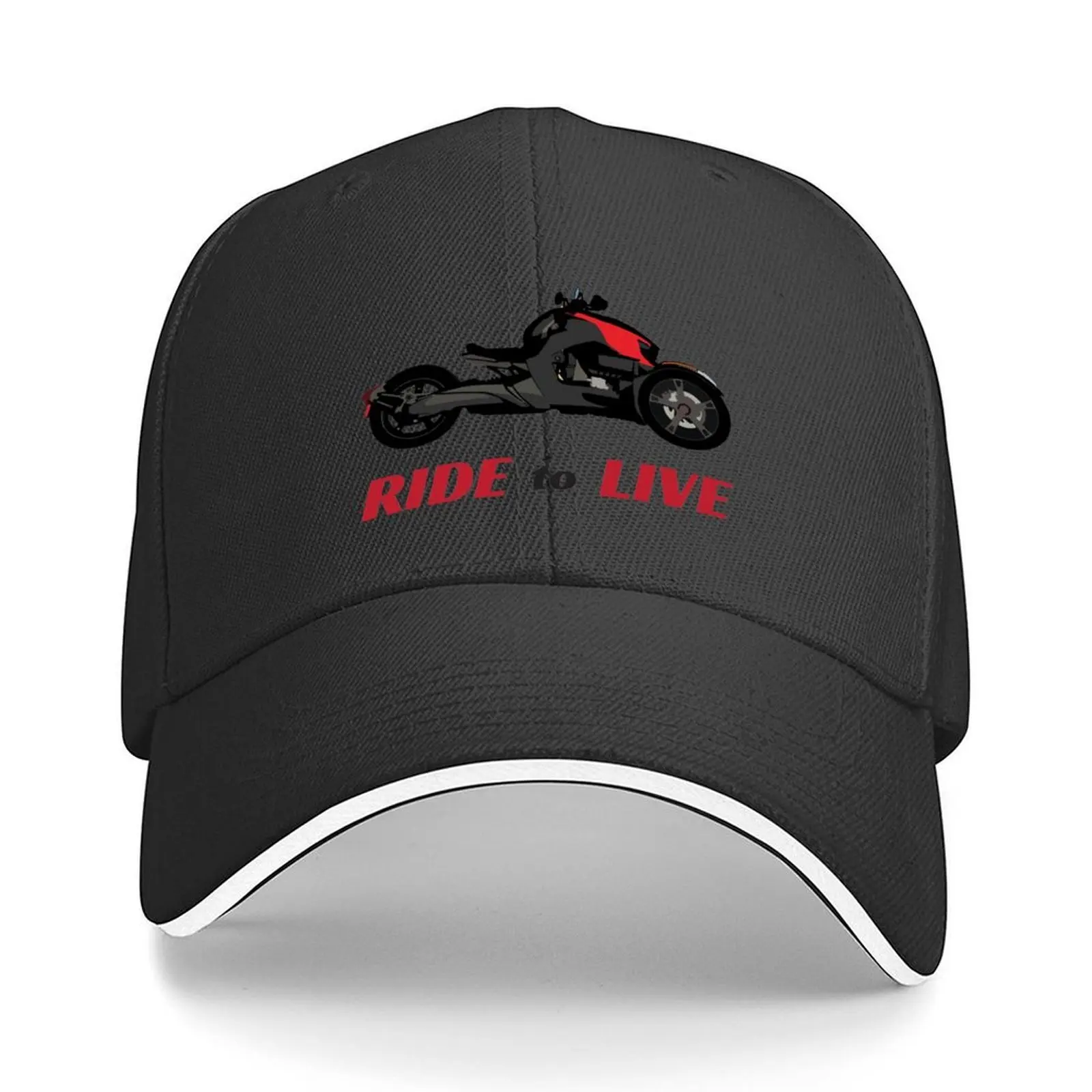 

Can-Am Ryker Red - Ride to Live Baseball Cap Hat Baseball Cap Luxury man cap Golf fun hats Men's Caps Women's