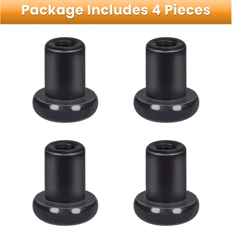 4 PCS Door Hinge Nuts For Jeep Wrangler JK JKU JL JLU Sports Sahara Freedom Rubicon Gladiator JT 2/4-Door 2007-2021