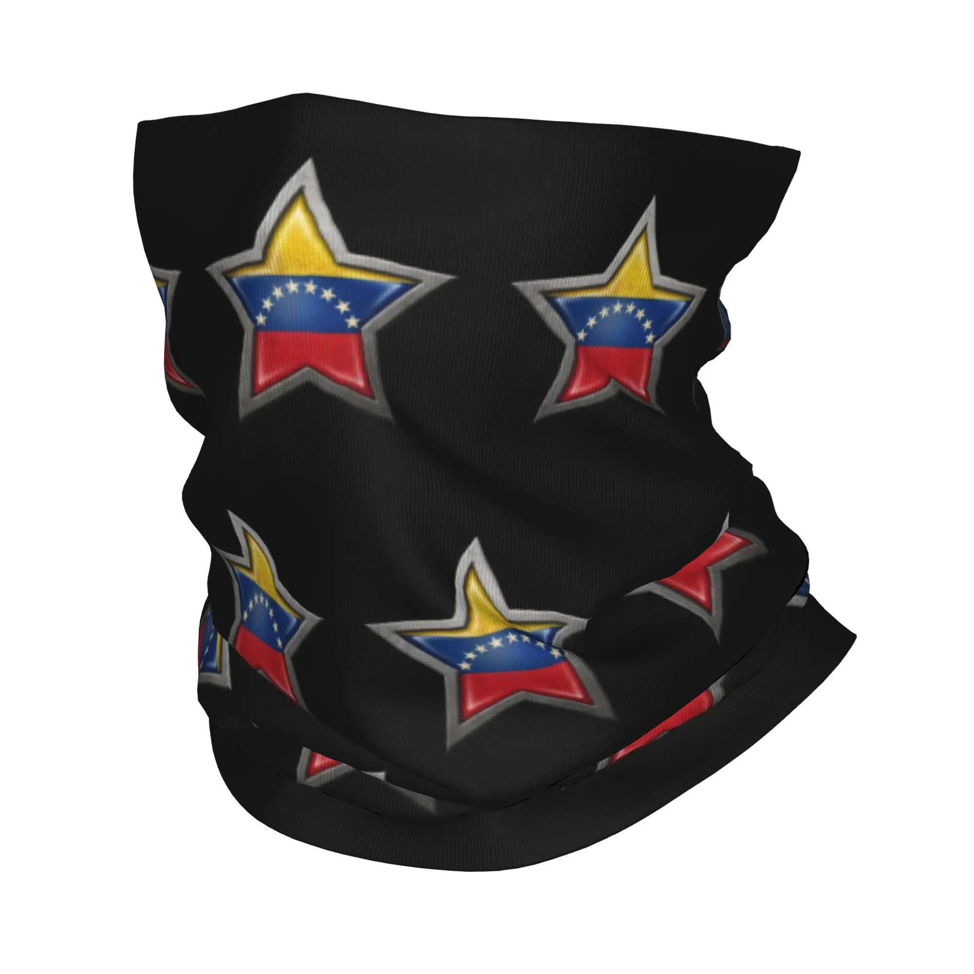 Venezuela Flag Venezuelan Bandana Neck Cover Printed  Balaclavas Wrap Scarf Multi-use Headband Hiking for Men Women Adult
