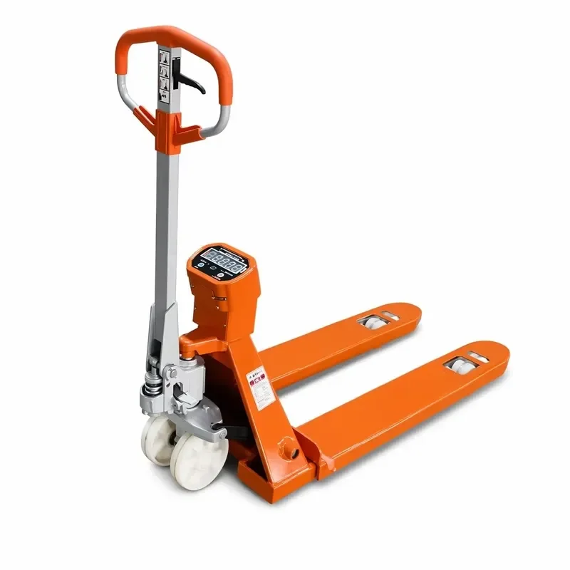 2 Ton Electric Pallet Truck with Weighing Display Waterproof Durable Warehouse Hand Lift Easy Operation Heavy Duty Battery