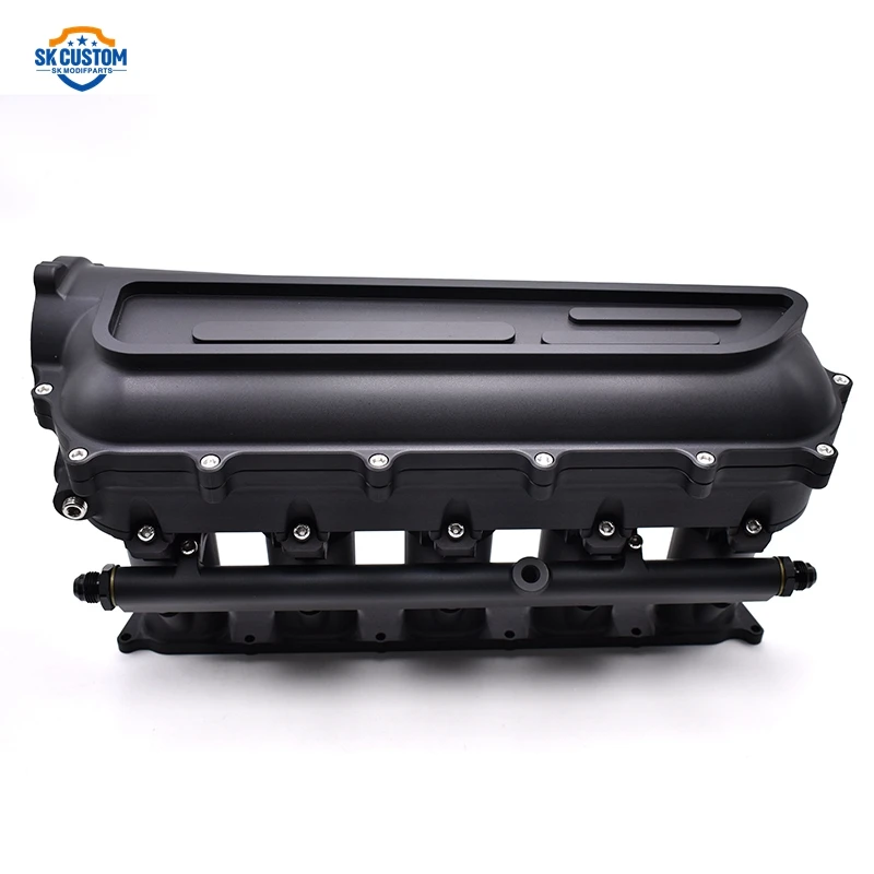 Aluminum Alloy Race Patter Intake Manifold 80mm Throttle Body Intake Manifold for Audi EA855 RS3 TTRS 2.5L Engine