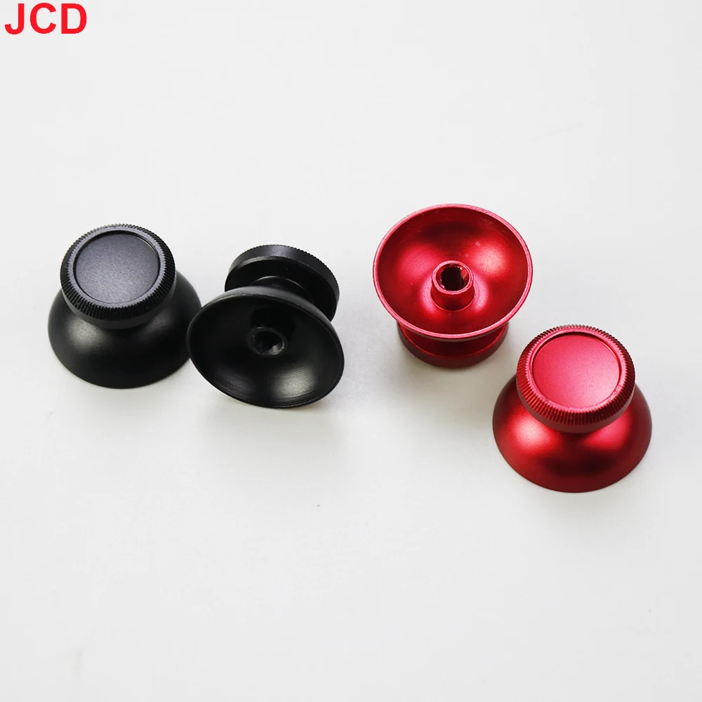 JCD 2pcs Metal Joystick Grip Cap Analog Thumb Stick Cover For PS4 Xbox One Gamepad Controller Thumbstick Replacement