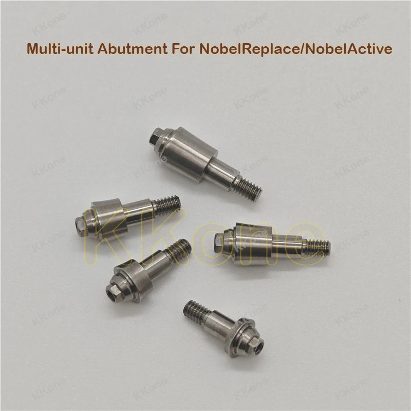 

10 шт. Прямые мультиюнитные абатменты для имплантатов NobelReplace RP / NobelActive NP RP 3.0 из титанового сплава, аксессуары для имплантатов