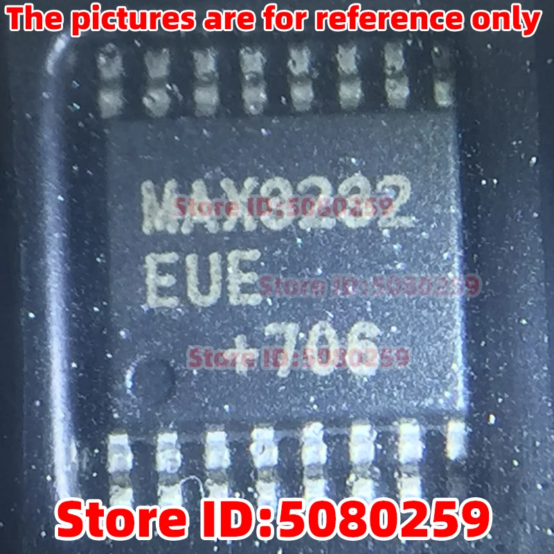 50-20PCS New MAX3232EUE-T MAX3232EUE TSSOP-16 RS232 transceiver IC chip