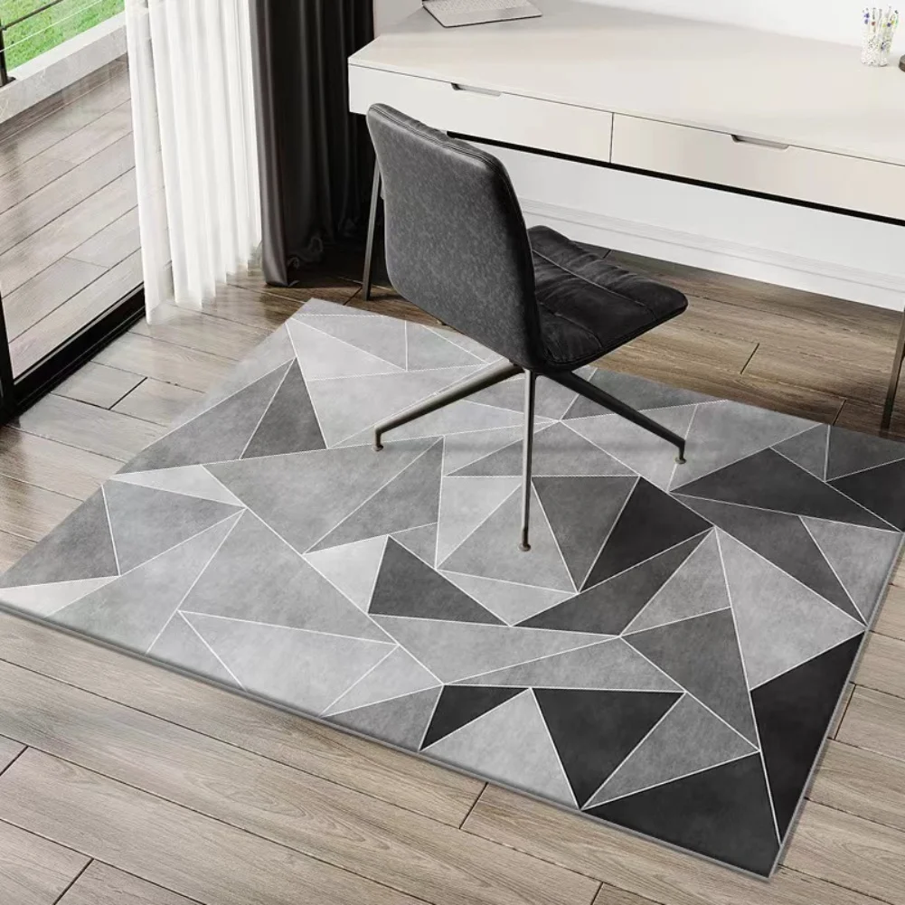 Non Slip Office Chair Mat for Hardwood and Low Pile Carpet 55x41 Inches Protects Floors and Allows Smooth Chair Movement