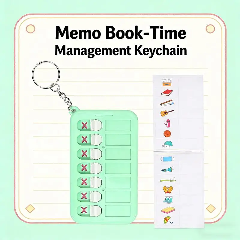 Self Discipline Check List Stationery Memo Board School Supplies Diary Key Chain Notebooks Notepad Notebook Useful Office