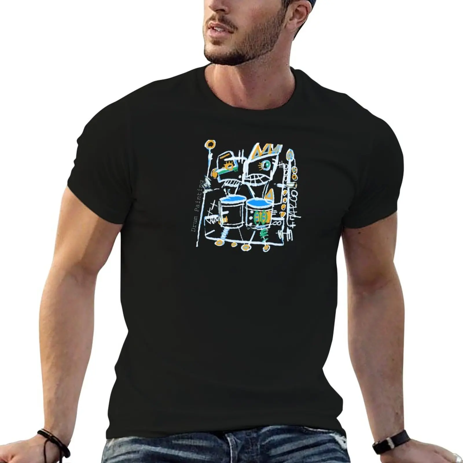 Sister and Bro Drummers white T-Shirt t shirt personalised t shirts for man slim fit man t shirts for men T-shirt