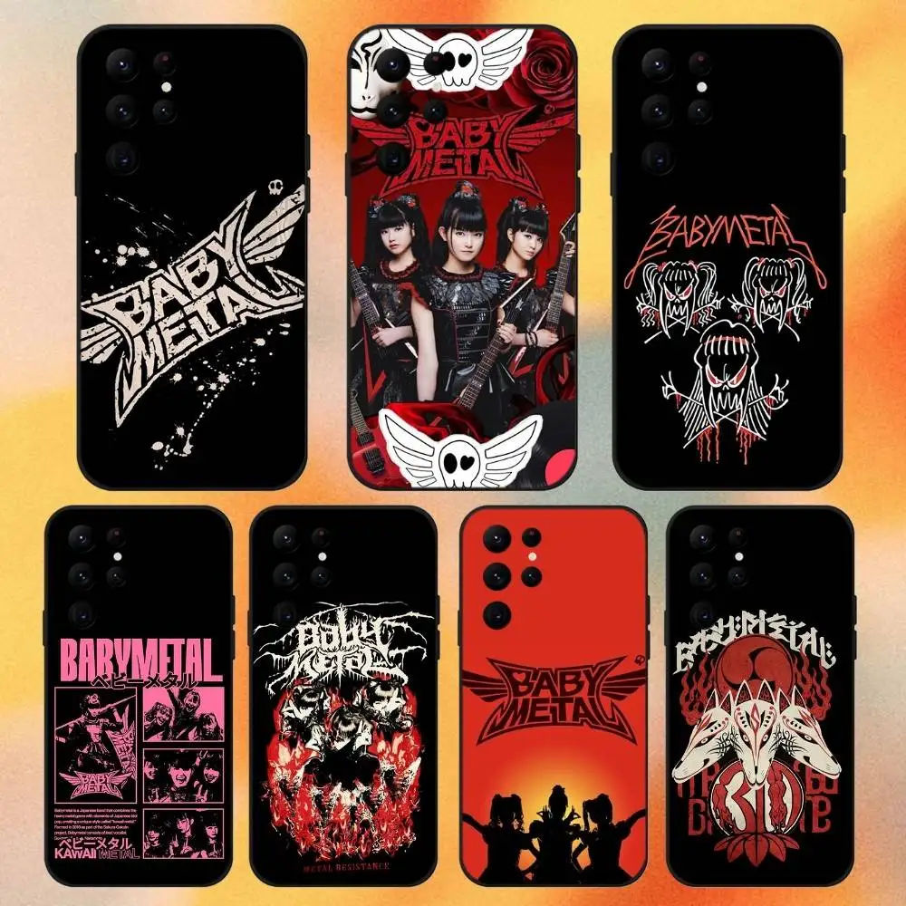 

Babymetal ROCK Japanese Phone Case For Samsung S 25,24,23,22,30,21,10,9,Ultra,Plus,Lite,FE,4,5G Black Soft Case