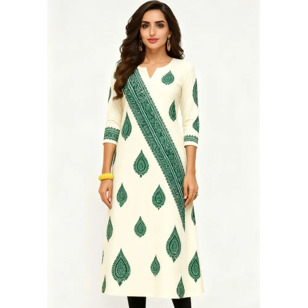 Muslim Dress Kurt Women's Fashionable Elegant Straight Tube Casual Color Elephant Pattern Tenue De Priere Femme Musulmane