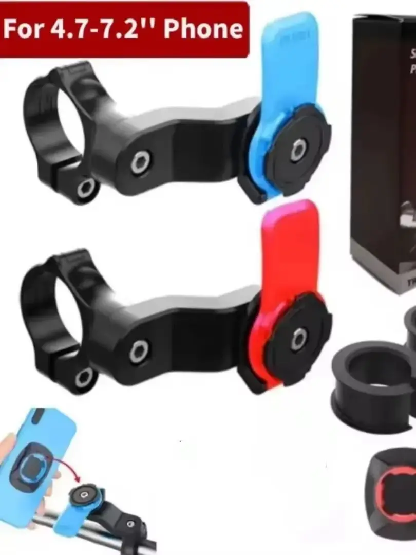AliExpress NONE Motorcycle Bike Phone Holder Phone Bracket Vibration Damper Bike Handlebar 360° Rotatable Navigation Support