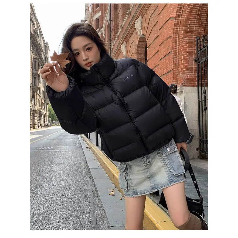 Fashion New Women's Winter Down Jacket Trendy Female's Short Jacket Light Warm Ladies Lightweight padded jackets Top Coat