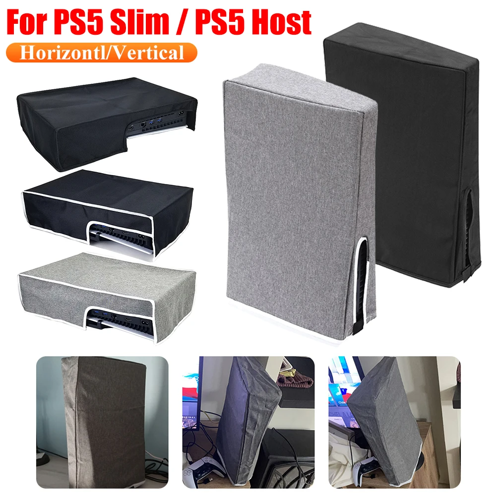 Dust Proof Cover For PS5 Game Console Protector Case Anti-scratch Sleeve Protective Host Guard Case For PS5 Slim Game Accessorie