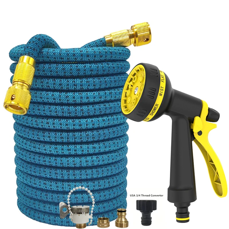 

1 Garden Retractable Magic Hose, High-Pressure Car Wash Water Gun, Gardening Irrigation Pipe, Household Cleaning Tool