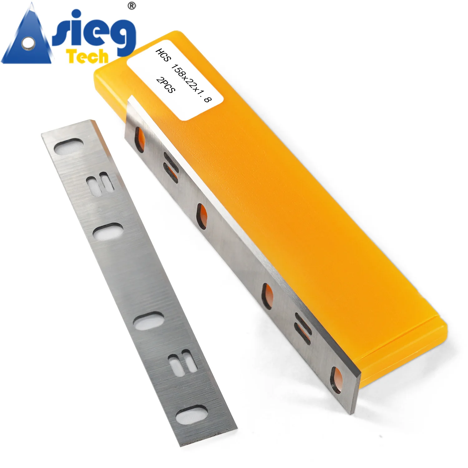 4pcs 158×22×1.8mm Planer Blades Jointer Knives HCS Resharpenable for Craftsman Delta Woodworking Thickness Planer 2sets