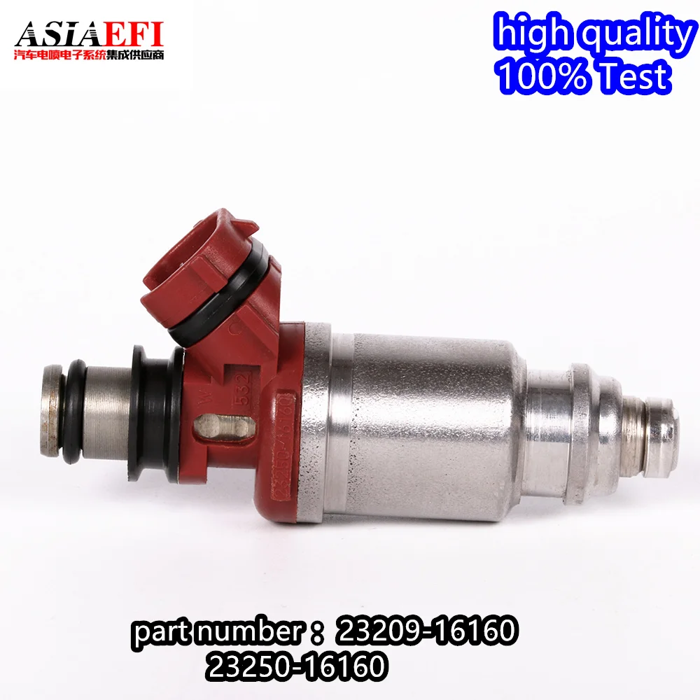 

4 шт., высококачественная топливная форсунка 23209-16160 23250-16160 для Toyota Corolla Celica 4-цилиндровый двигатель 1,8 л 7AFE AT200 AE102