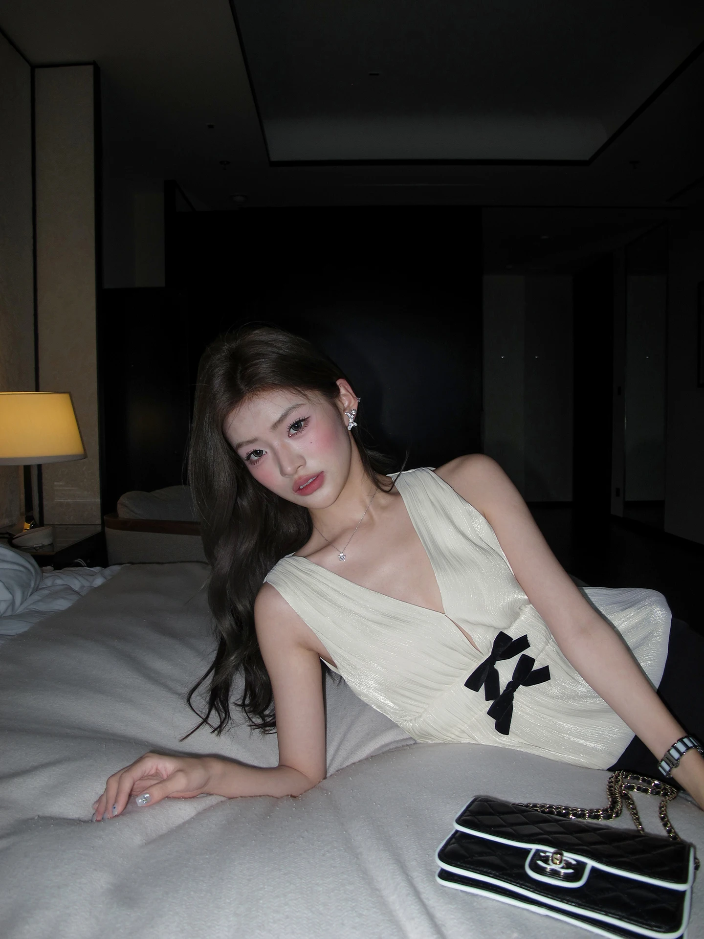 

Женский жилет Ele V-Ne Svel, летний дизайн с узлом, специальный красивый маленький топ, магазин Earth, оригинальный дизайн S...