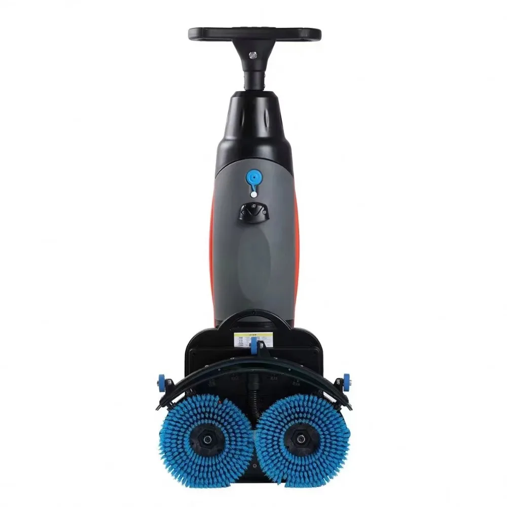 Mini Double Scrubbing Floor Cleaning Machine, 200W Motor, 1 Year Warranty, 110V/220V Electric Sweeper