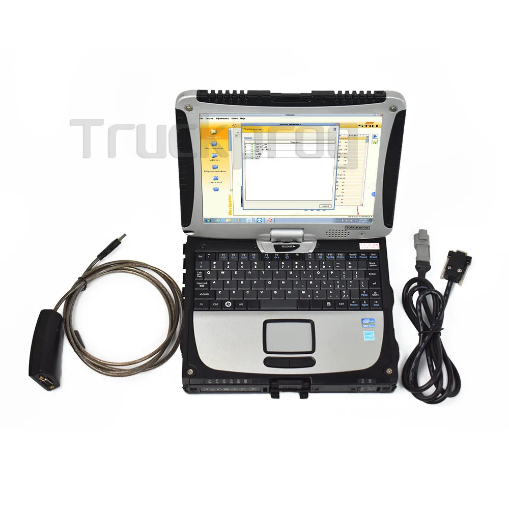 for hyster yale forklift truck diagnostic scanner Yale PC Service Tool Ifak CAN USB Interface tool with CF19 laptop