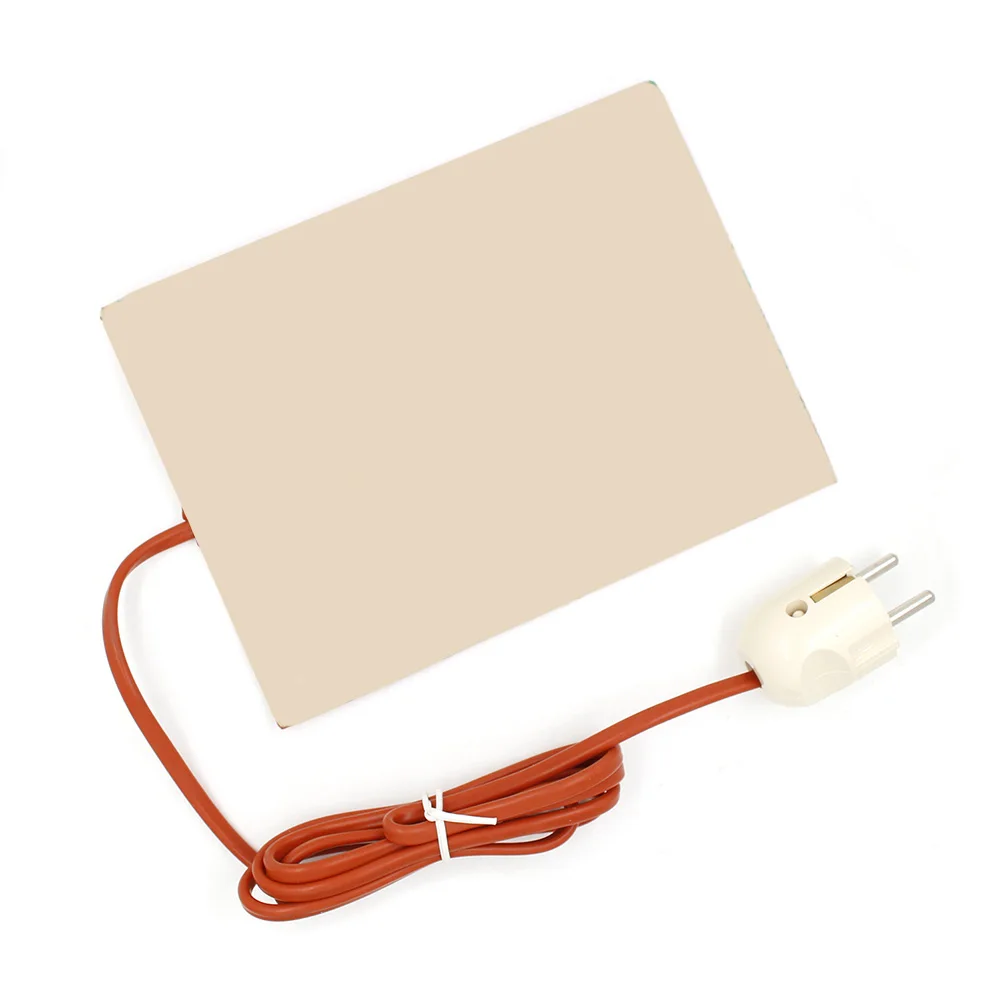 110V 220V 300W Flexible Waterproof Silicon Pad 15x20cm Wire Heater Car Engine Block Oil Pan Hydraulic Tank Heating Plate Mat