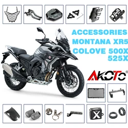 FĂR MONTANA XR5 Tekken 500 COLOVE 525X 500X Motorräder Seite Stehen pad Scheinwerfer Schutz HeizkĂśrper Schutz Ăl Kappe ZubehĂśr Fender