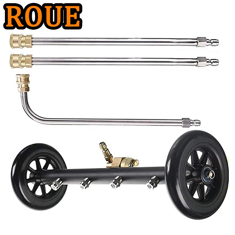 ROUE Dual-Function Undercarriage Pressure Washer Cleaner 1/4\