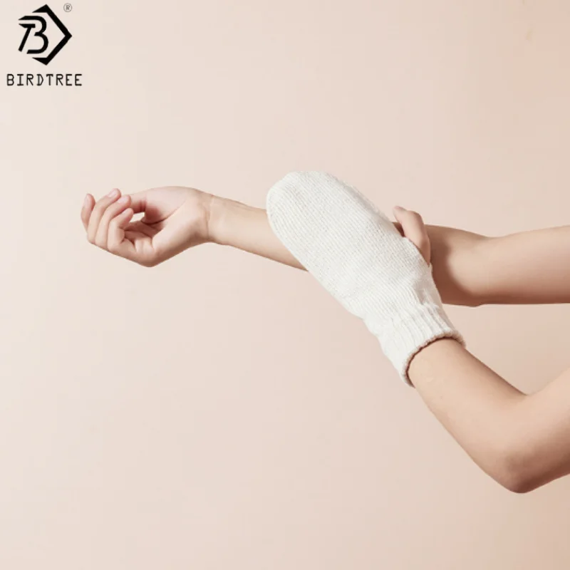 birdtree-1-pair-100-real-silk-bathroom-cleaning-gloves-women-shower-scrubber-gadget-frosted-mud-rubbing-towel-s69508jf
