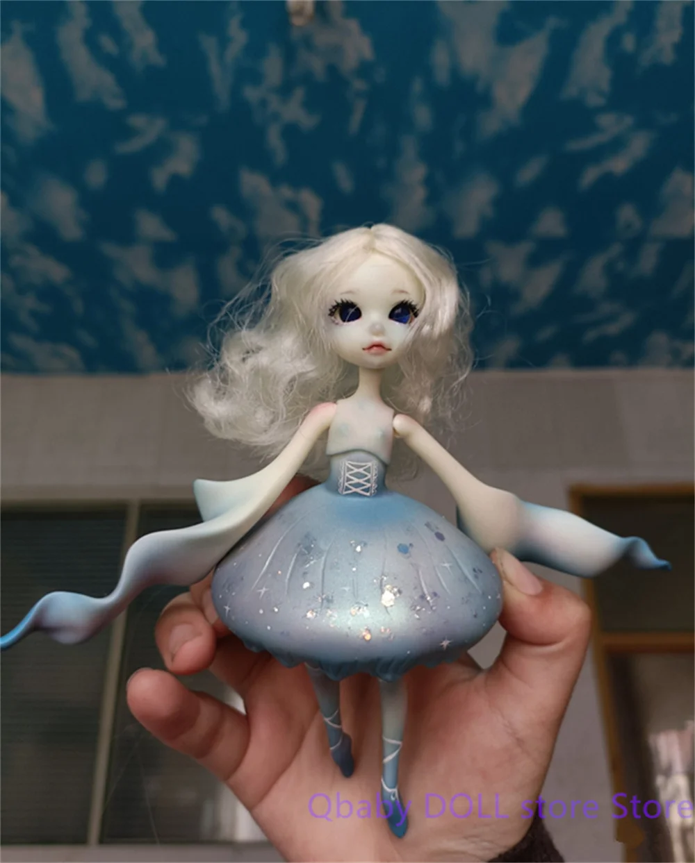 

Q Doll Shop 1/8 Jellyfish Model Human Doll Birthday Gift DIY Makeup