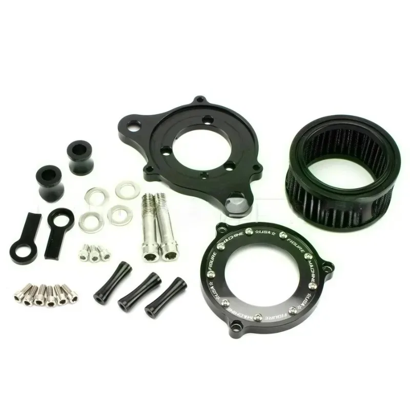 

Новый воздушный фильтр с ЧПУ для мотоцикла, воздухоочиститель, комплект системы впускного фильтра для Sportster XL883 XL1200 Iron 883 Seventy Two 1991-2023