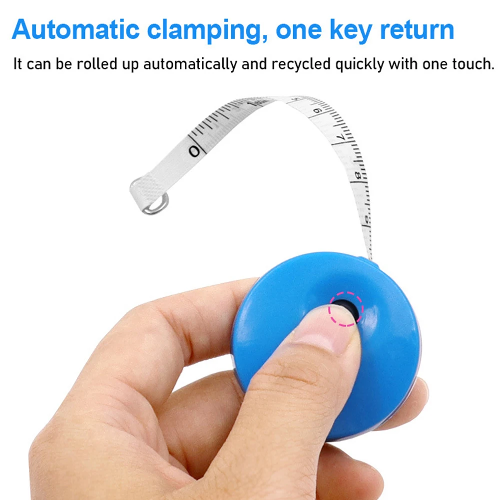 Accessories Measure Tape Ruler Tape Blue/red/green/yellow Plastic Portable Tailor Tape Measure 150cm Ruler Length