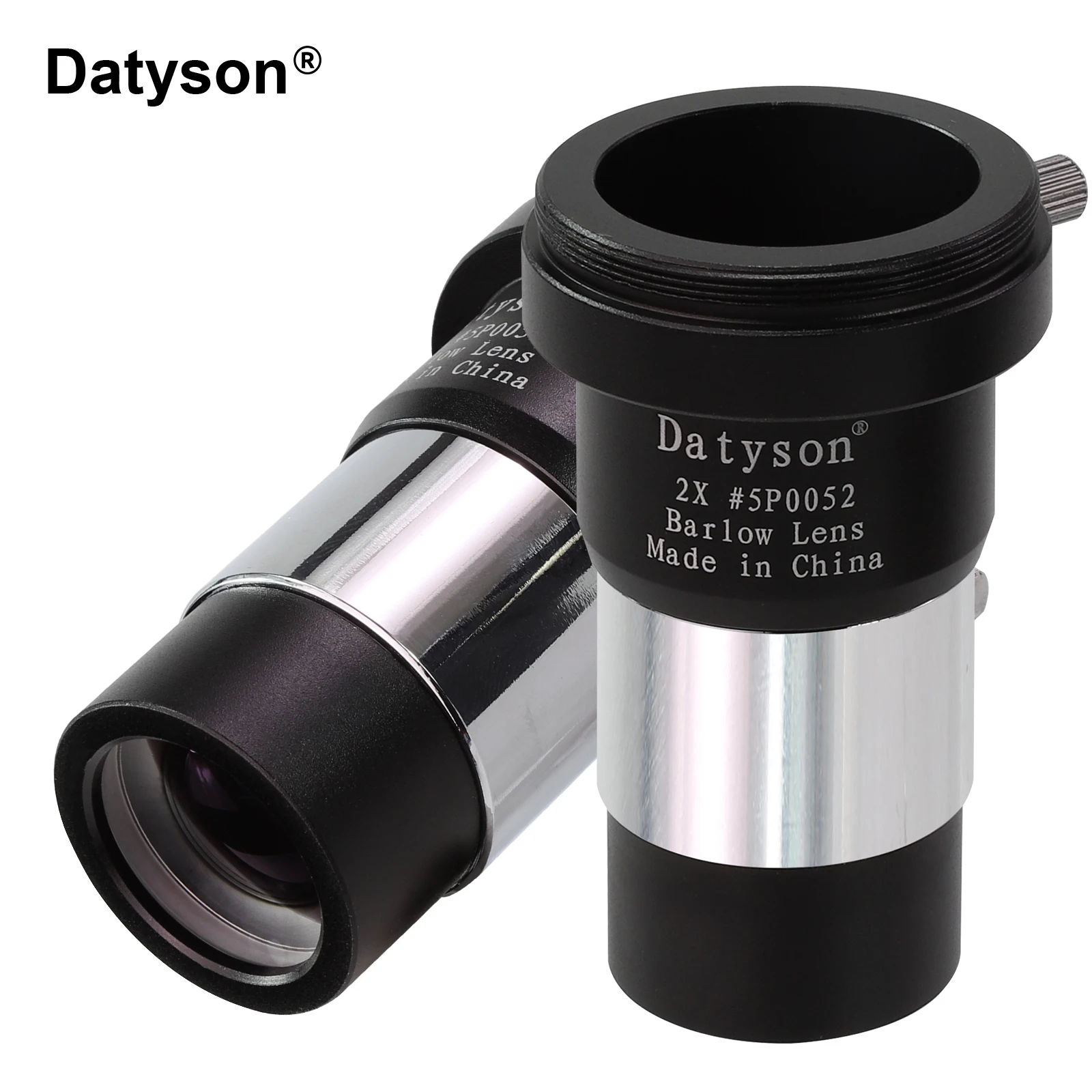 Lente Barlow Datyson 2X con revestimiento FMC para ocular de telescopio astronómico de 1,25 pulgadas – Ampliación doble del telescopio