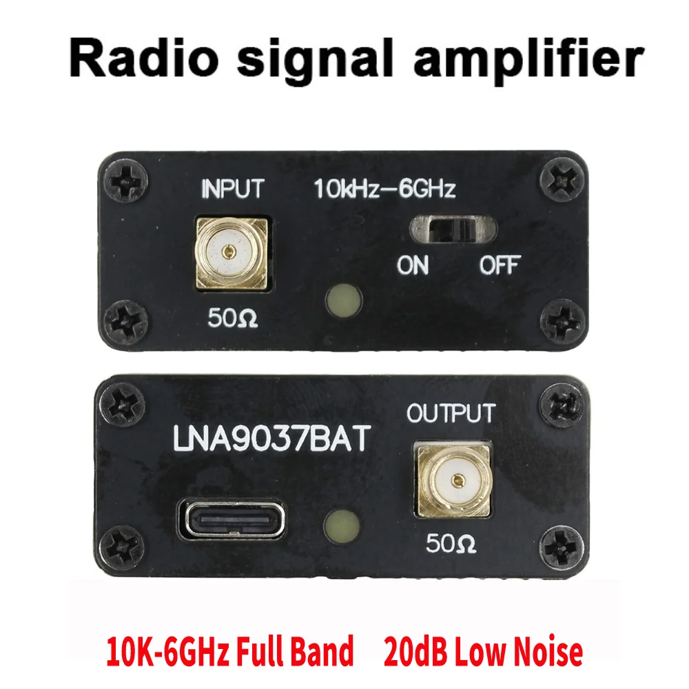 Amplificatore a basso rumore Full Band 10k-6GHz con connettore SMA femmina preamplificatore di potenza modulo LNA modulo amplificatore RF per RF e