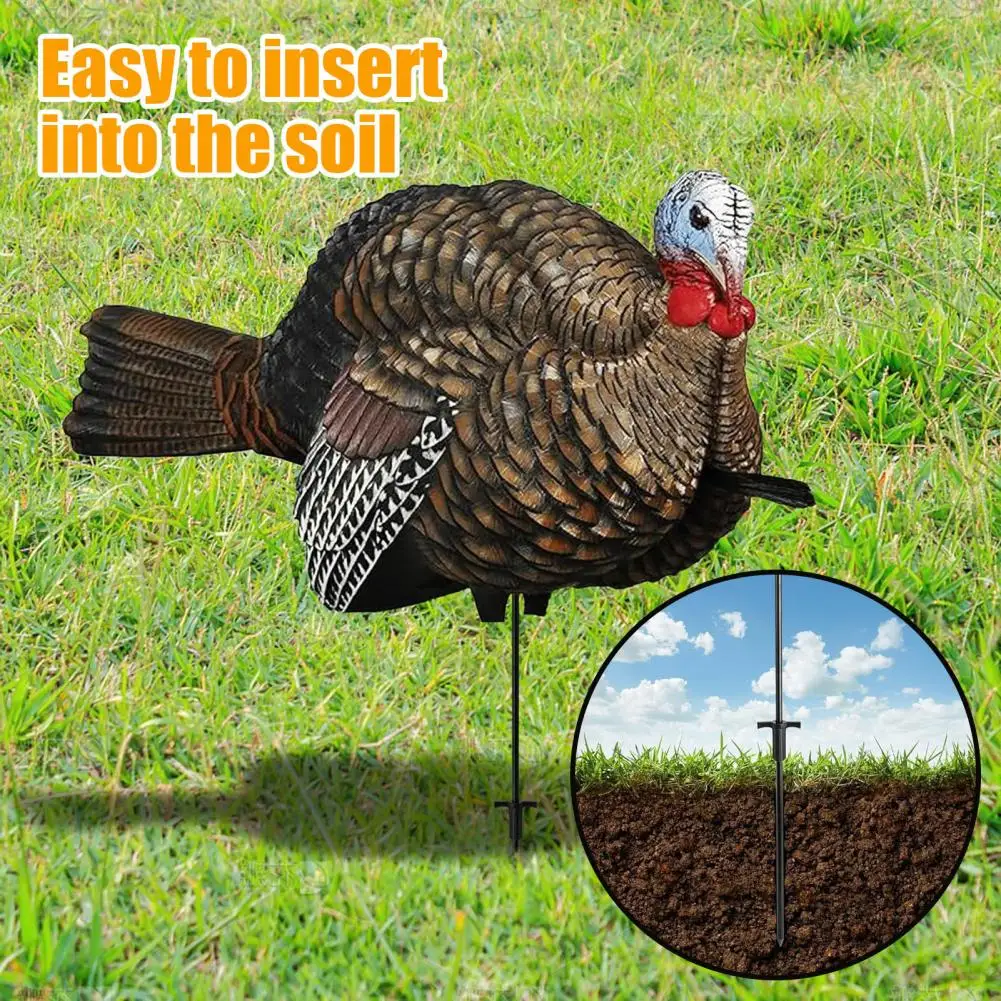 1/2/3/4Pcs Decoy Hunting Stake Collapsible Portable Lightweight Decoys Pole Decoy Stake Replacement Hunting Accessories