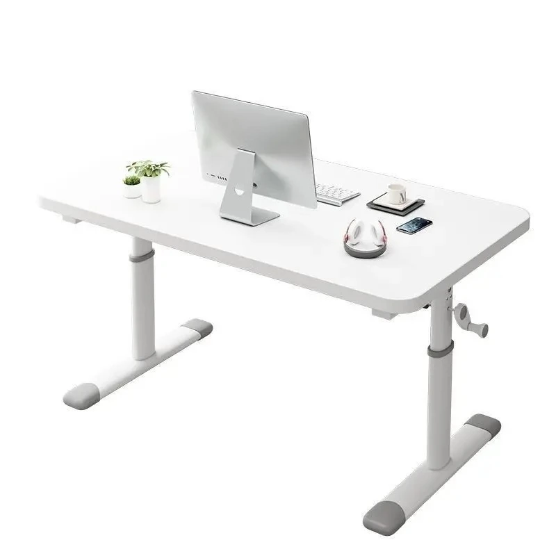 Hand Crank Adjustable Height Desk Computer Desk & Office Ergonomic Study Table Home Office Writing