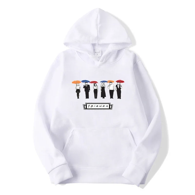 Friends Printed Hoodies Women Harajuku Style Hooded Sweatshirt Spring Autumn Long Sleeve Pullover Clothing Unisex Sweater