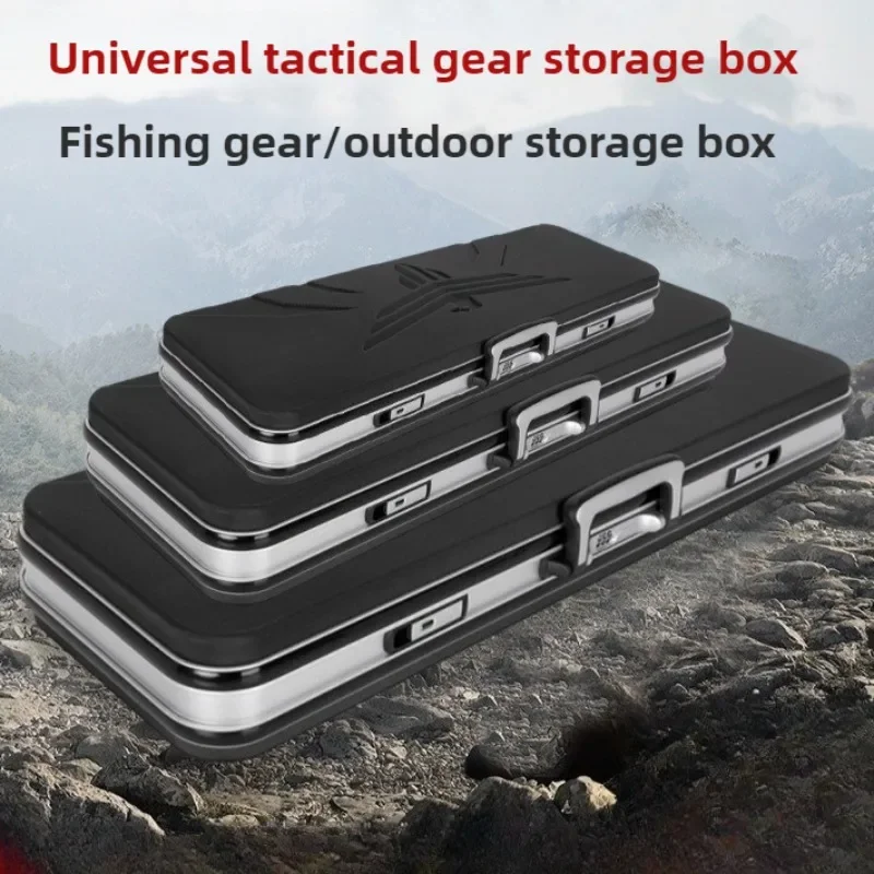 Shockproof Password Tool Case Large Fishing Tackle Box Storage Organizer Tactical Toolbox Hair Cutting Organization Tool Box