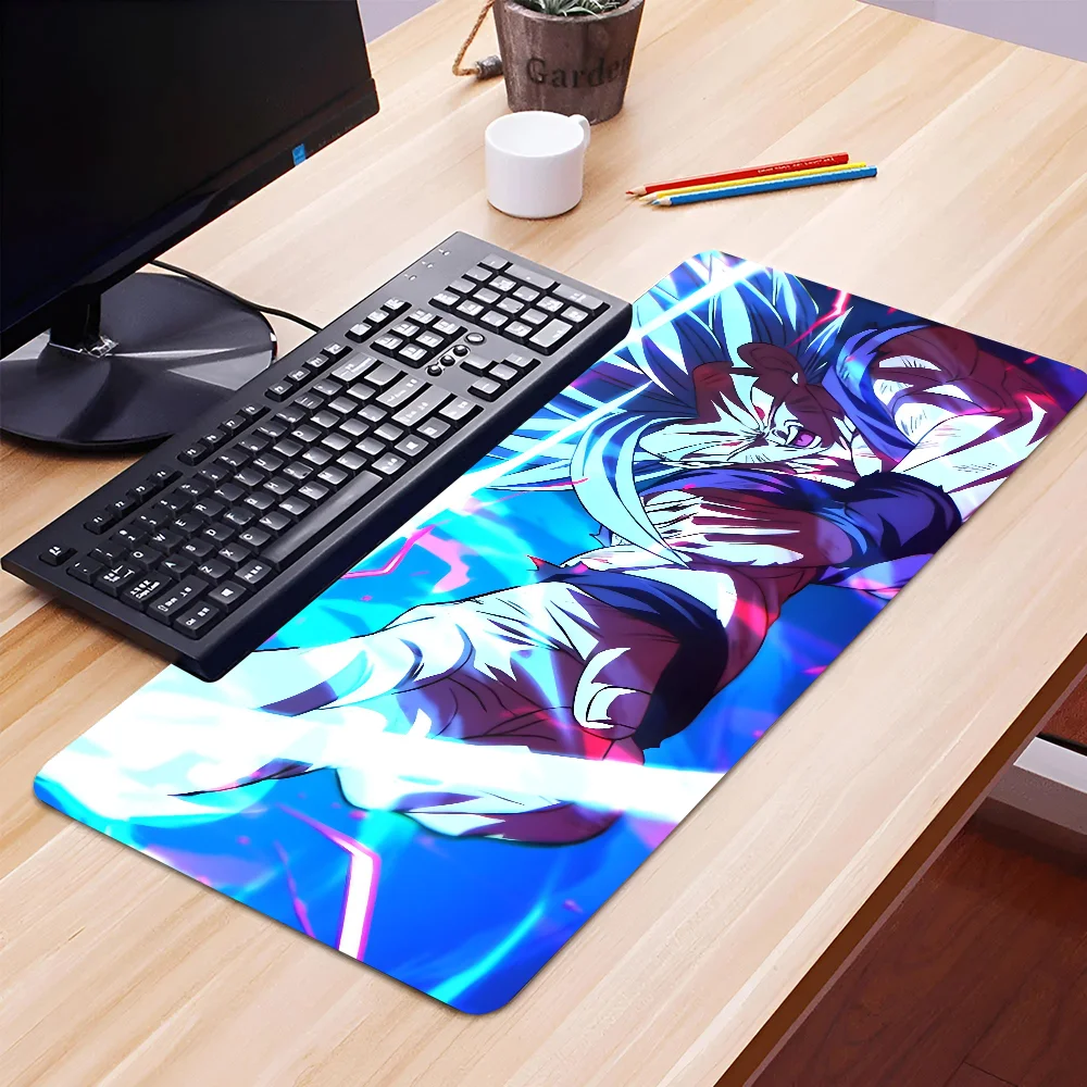 1pc hot sutra anime Silver Goku Non-slip Mouse Pad Suitable For Office Computers Laptops E-sports Game Desk Mats XXL Keyboard